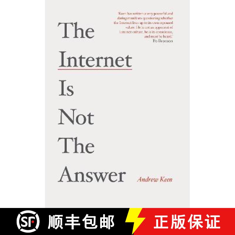 【3-4周达】Internet is Not the Answer [9781782393405]