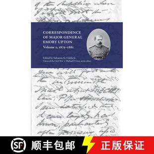 Volume Correspondence Emory 预订 9781621903444 Major 1881 General 1875 Upton