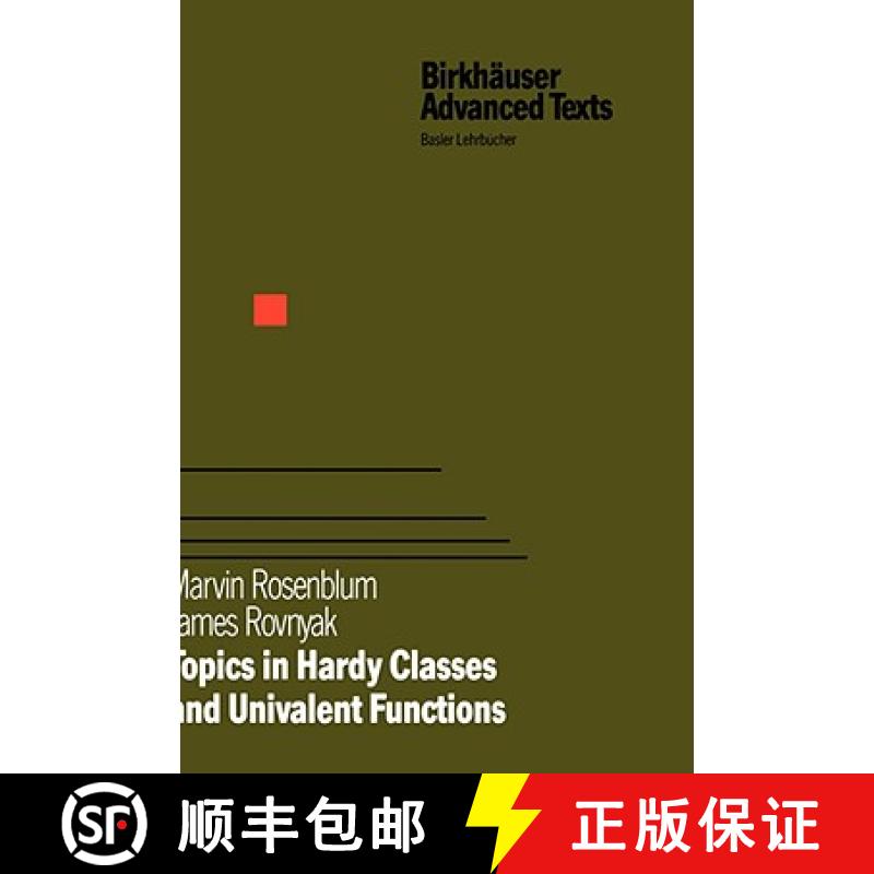 【3-4周达】Topics in Hardy Classes and Univalent Functions [9783764351113]