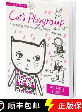 Cat's Playgroup : A drawing and colouring book [9781784934347]
