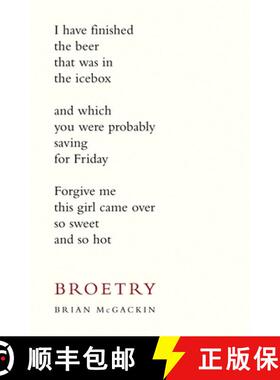 【3-4周达】Broetry: Poetry for Dudes [9781594745171]