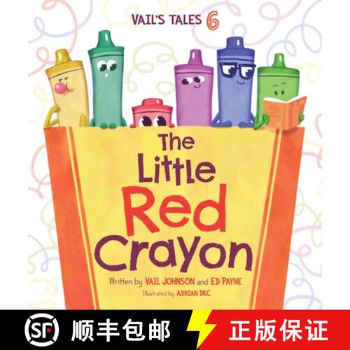 【3-4周达】精装 The Little Red Crayon: Vail's Tales 6 [9798993194202]