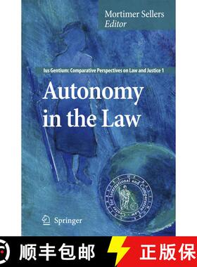 【3-4周达】Autonomy in the Law [9781402064890]