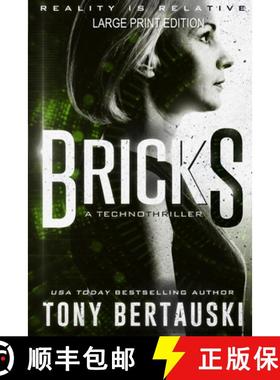 【3-4周达】Bricks (Large Print Edition): A Technothriller [9781951432379]