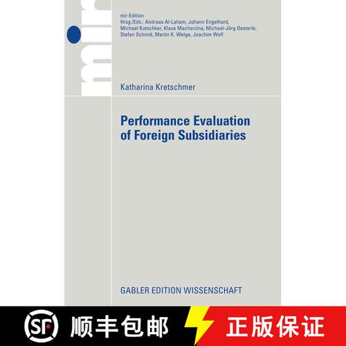 【3-4周达】Performance Evaluation of Foreign Subsidiaries [9783834911490]