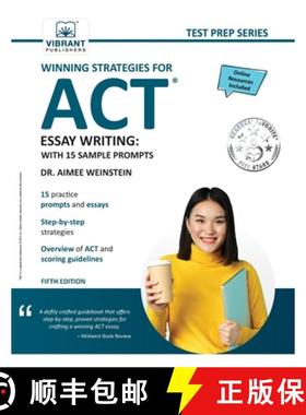 预订 Winning Strategies For ACT Essay Writing: With 15 Sample Prompts [9781636512129]