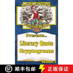Rakewell World Barton Volume 9781964116013 Cryptograms 4周达 Literary Presents Puzzling Quote