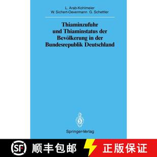 Bundesrepublik 9783540502906 Thiaminzufuhr Der Bevoelkerung Thiaminstatus 4周达 Und Deutschland