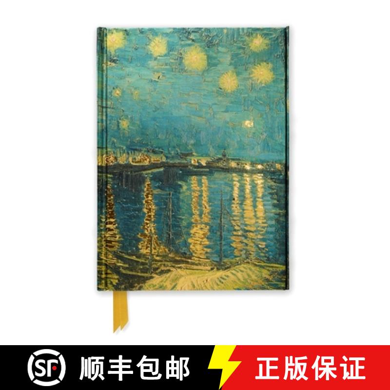 【3-4周达】Vincent Van Gogh: Starry Night Over the Rhône (Foiled Journal) [9780857756626]