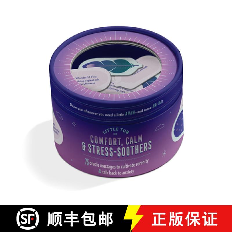 【2-3周达】Little Tub of Comfort, Calm & Stress-Soothers: 75 Oracle Messages to Cultivate Serenity & ... [9781683494539]