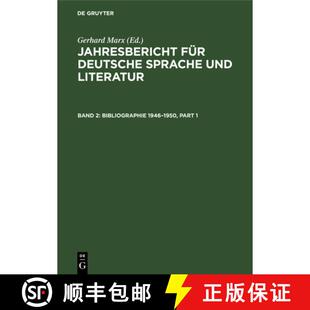 【3-4周达】精装 Bibliographie 1946-1950 [9783112616772]