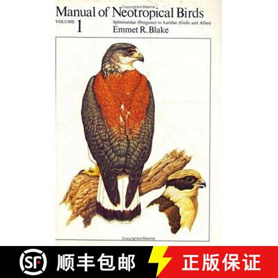 预订 精装 Manual of Neotropical Birds, Volume 1 [9780226056418]