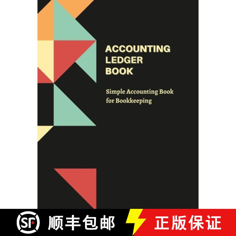 【2-3周达】ACCOUNTING LEDGER BOOK: Simple Accounting Book For Bookkeeping [9781387734818]