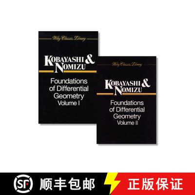 现货 微分几何导论 Foundations of Differential Geometry, 2 Volume Set [Wiley数学] [9780470555583]