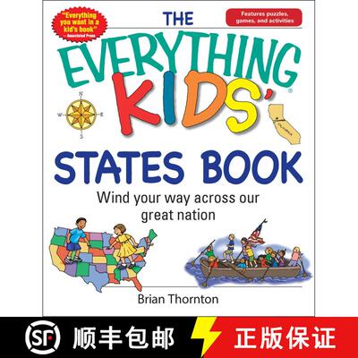 【3-4周达】The Everything Kids' States Book: Wind Your Way Across Our Great Nation [9781598692631]