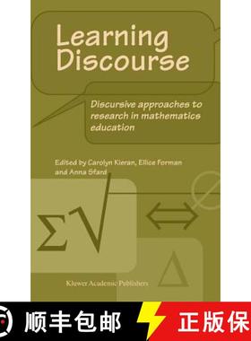 【3-4周达】Learning Discourse : Discursive approaches to research in mathematics education [9781402010248]