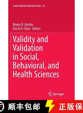 【3-4周达】Validity and Validation in Social, Behavioral, and Health Sciences [9783319375854]