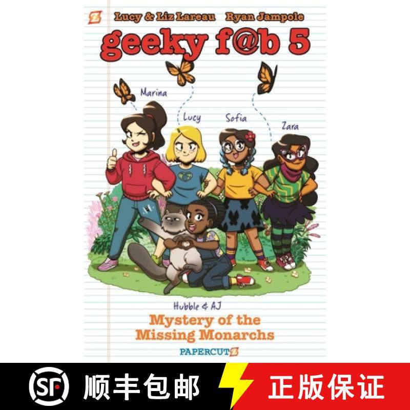【3-4周达】Geeky Fab 5 Vol. 2: Mystery of the Missing Monarchs [9781545801567]