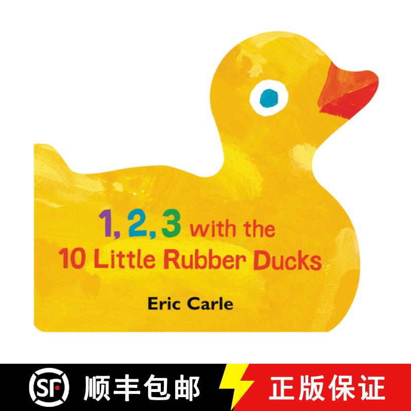 【3-4周达】1, 2, 3 with the 10 Little Rubber Ducks: A Spring Counting Book [9780062882561]