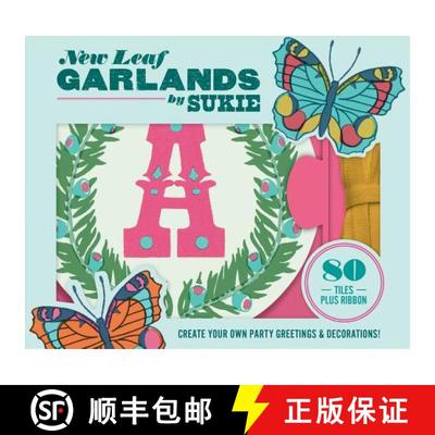 【3-4周达】New Leaf Garlands [9781452147444]