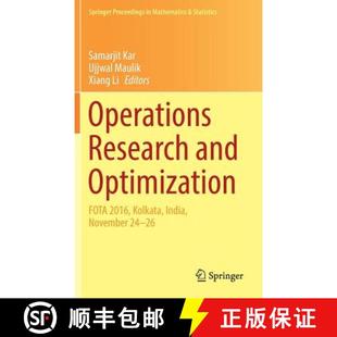 Research FOTA Operations 9789811078132 November and 4周达 Kolkata 2016 Optimization India