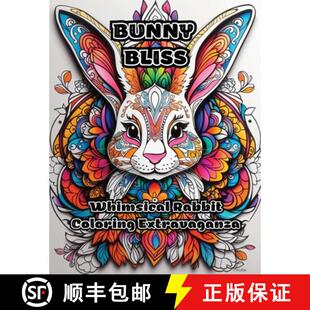 Bunny Bliss Extravaganza 9781088289310 Coloring 4周达 Rabbit Whimsical