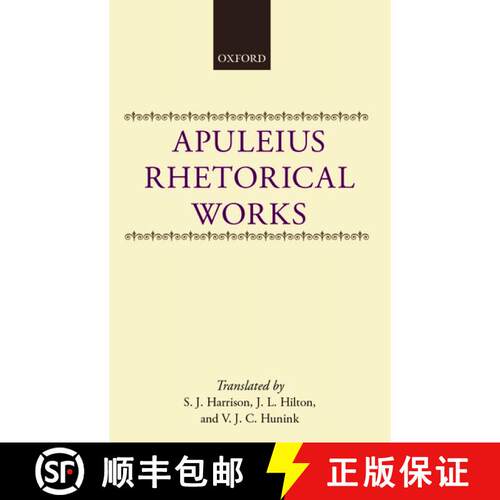【3-4周达】精装 Apuleius: Rhetorical Works [9780198152927]