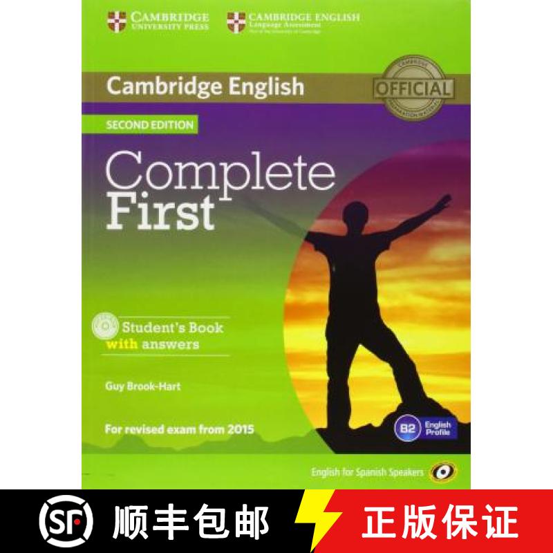 【3-4周达】Complete First for Spanish Speakers Self-Study Pack (Student's Book with Answers, Class Au... [9788483238448]