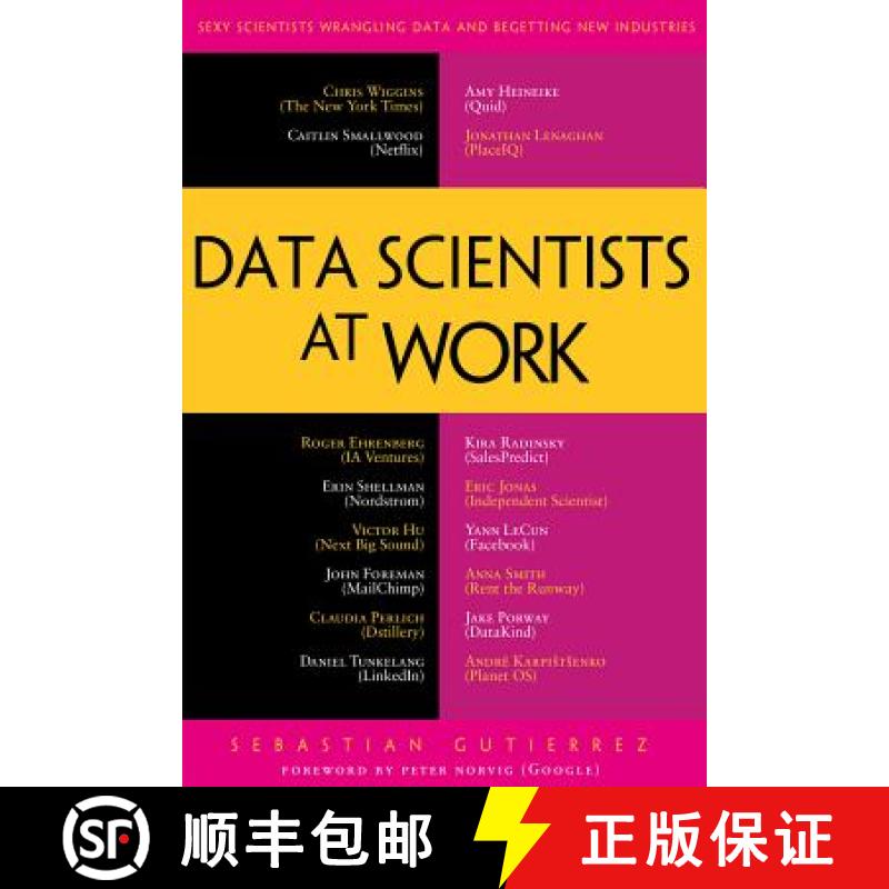 【3-4周达】Data Scientists at Work [9781430265986]