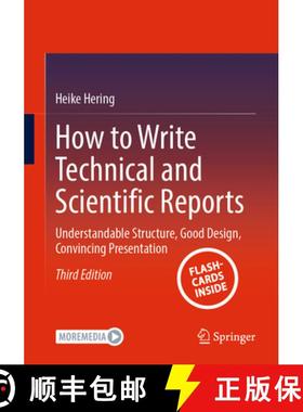 【3-4周达】How to Write Technical and Scientific Reports : Understandable Structure, Good Design, Con... [9783662697726]