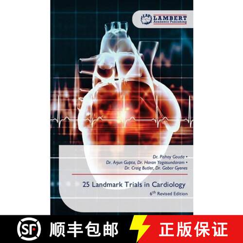 【3-4周达】25 Landmark Trials in Cardiology: 6th Revised Edition (Aufl.) [9786209257773]
