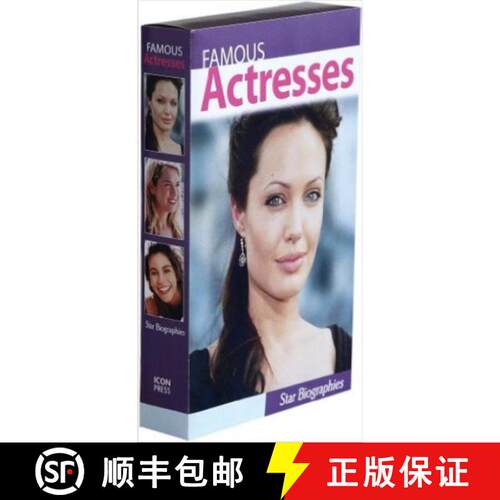 【3-4周达】Famous Actresses Box Set: Angelina Jolie, Renee Zellweger, Julia Roberts [9781894864459]
