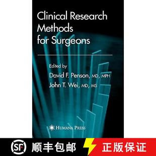 Clinical Research Methods Surgeons 4周达 for 9781588293268