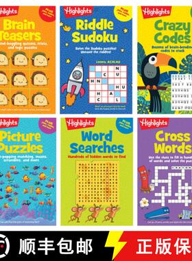 【3-4周达】Puzzle Pads Bundle: Puzzle Variety Bundle: 6-Book Puzzle Set with Word Searches, Crossword... [9781639624461]