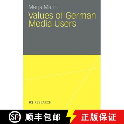 【3-4周达】Values of German Media Users : 1986 - 2007 [9783531172996]