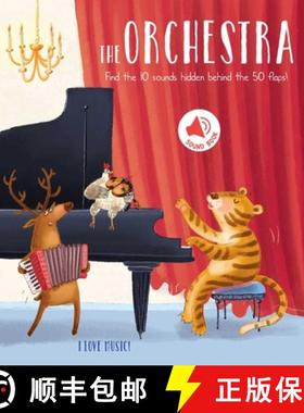 预订 I Love Music - The Orchestra: A Sound Board Book with Flaps [9781960107640]