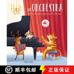【3-4周达】I Love Music - The Orchestra: A Sound Board Book with Flaps [9781960107640]