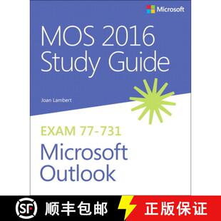 Guide 9780735699380 4周达 Outlook Microsoft for Study 2016 Mos