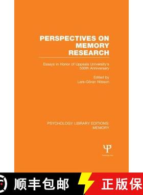 【3-4周达】Perspectives on Memory Research (PLE: Memory): Essays in Honor of Uppsala University's 500... [9781138994850]