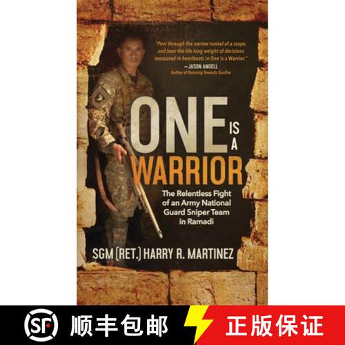 【3-4周达】精装 One is a Warrior: The Relentless Fight of an Army National Guard Sniper Team in Ramadi [9781972059012]