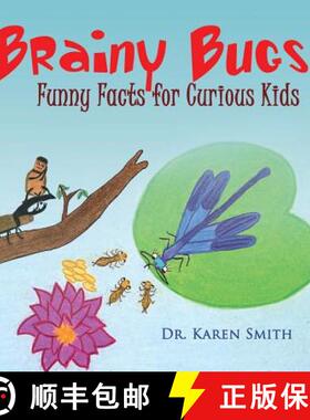 【3-4周达】Brainy Bugs: Funny Facts for Curious Kids [9780998167572]