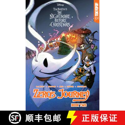 【3-4周达】Disney Manga: Tim Burton's The Nightmare Before Christmas -- Zero's Journey Graphic Novel ... [9781427859013]