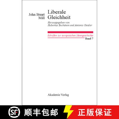 【3-4周达】Liberale Gleichheit : Vermischte Politische Schriften [9783050056876]