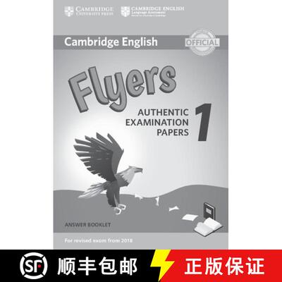 【3-4周达】【答案册】Cambridge English Flyers 1 for Revised Exam from 2018 Answer Booklet: Authentic ... [9781316635957]