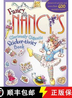 【3-4周达】Fancy Nancy's Gloriously Gigantic Sticker-tivity Book [9780061979316]