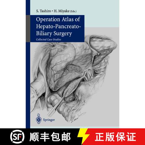 【3-4周达】精装 Operation Atlas of Hepato-Pancreato-Biliary Surgery: Collected Case Studies [9784431402794]