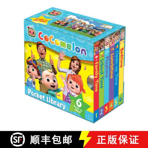 【3-4周达】Official CoComelon Pocket Library [9780755504039]