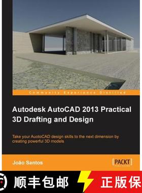 预订 Autodesk AutoCAD 2013 Practical 3D Drafting and Design [9781849699358]