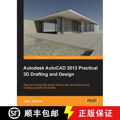 预订 Autodesk AutoCAD 2013 Practical 3D Drafting and Design [9781849699358]