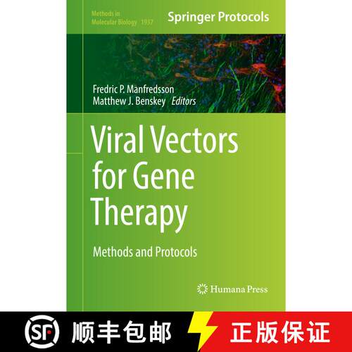【3-4周达】精装 Viral Vectors for Gene Therapy : Methods and Protocols [9781493990641]